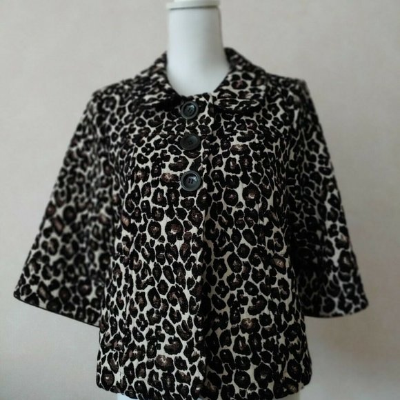 Forever21 animal print jacket size M - Picture 1 of 7